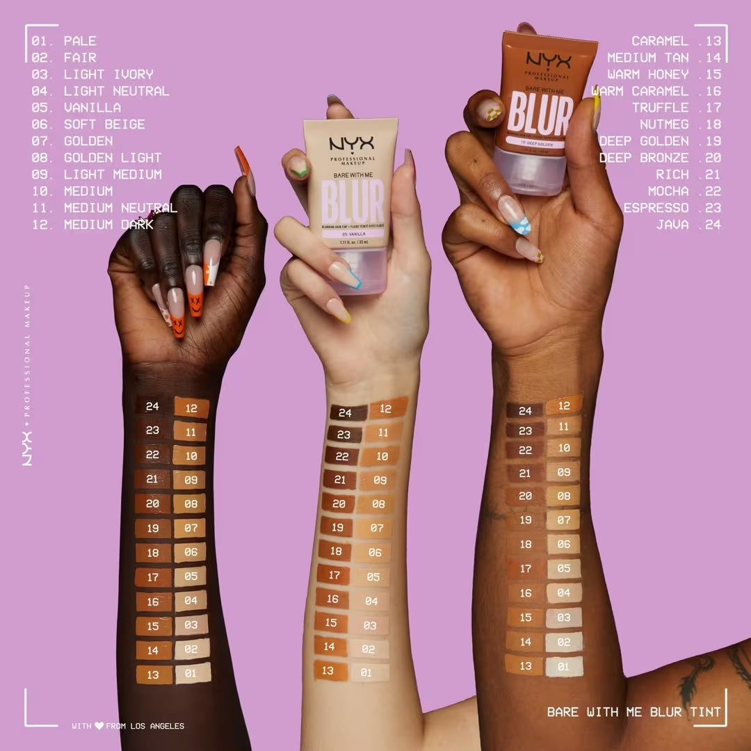 Bare With Me Blur Tint Soft Matte Foundation NYX