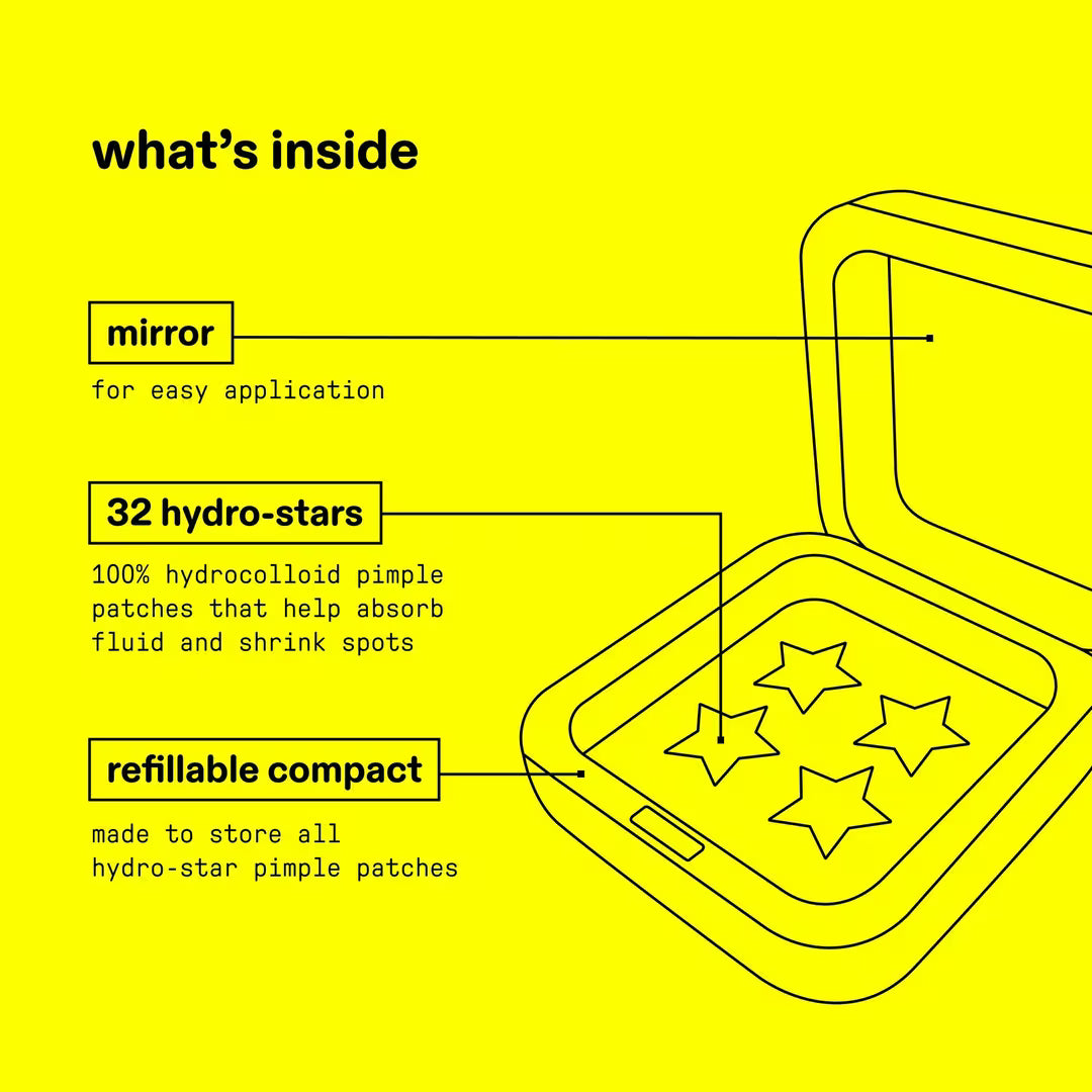STARFACE Hydro-Star Pimple Patches + Compact