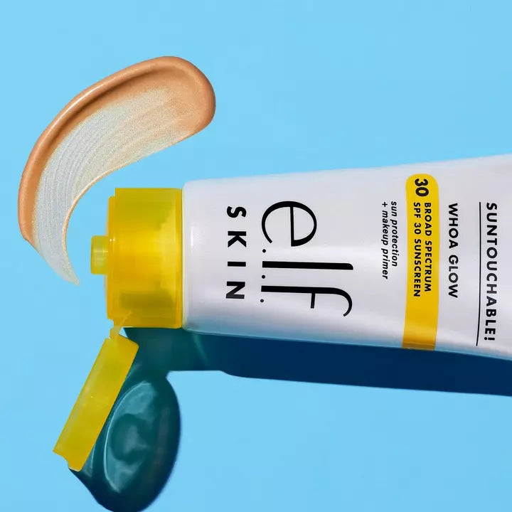 Protector solar Whoa Glow de amplio espectro SPF 30 ELF