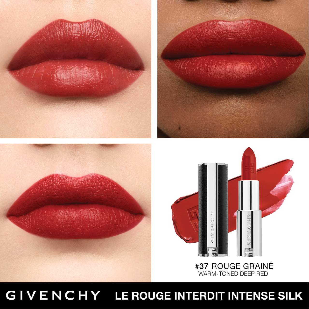 Set de labios Mini Le Rouge Interdit Intense Silk de edición limitada GIVENCHY
