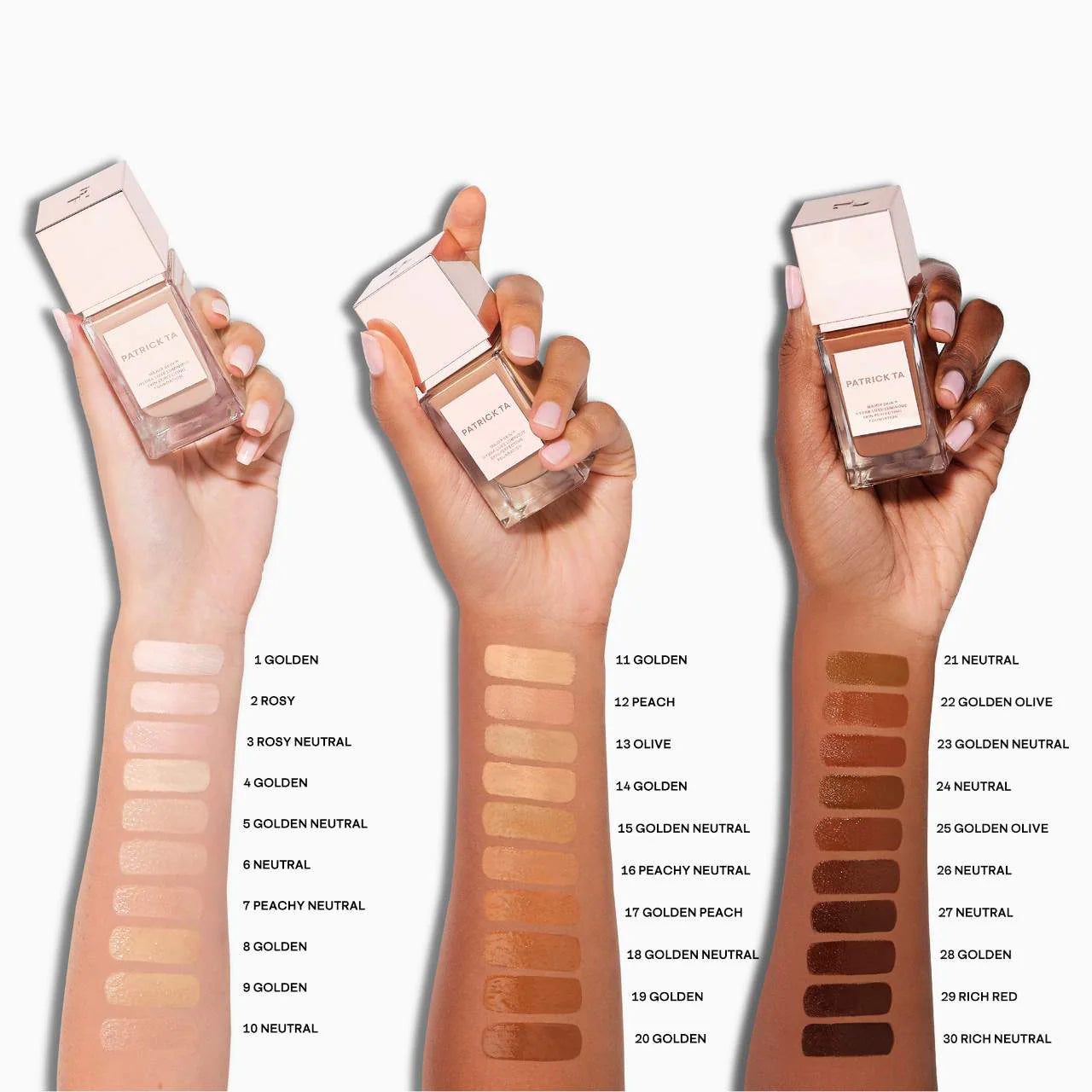 Major Skin Hydra-Luxe Luminous Skin Perfecting Foundation For Natural Glow PatrickTa