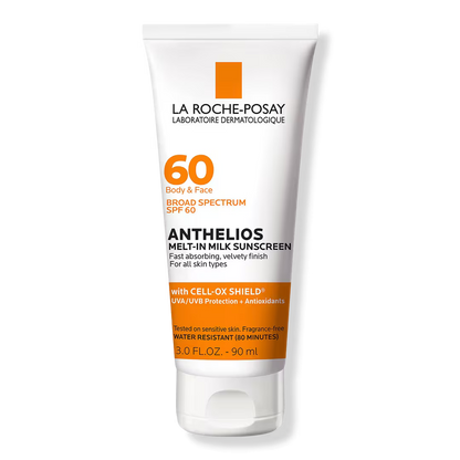 La Roche-Posay   Anthelios Melt-In Milk Body and Face Sunscreen SPF 60