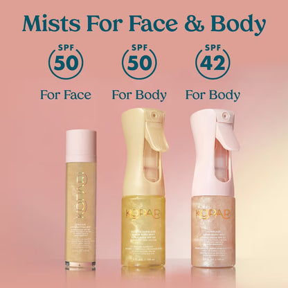 Kopari Beauty   Golden Sunglaze Sheer Body Mist Sunscreen SPF 50