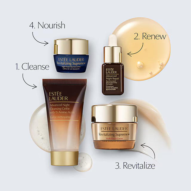 Unwrap Your Glow Revitalizing Supreme+ Skincare Starter Gift Set ESTEE LAUDER