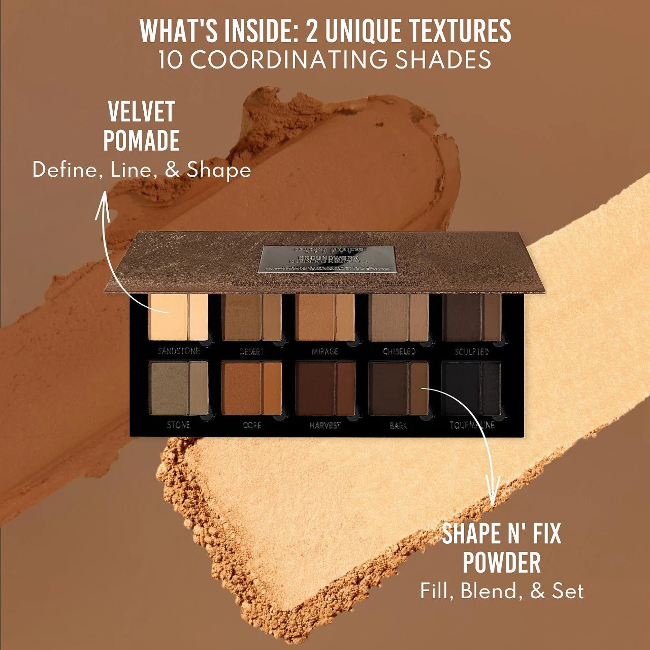 Danessa Myricks Beauty Groundwork: Defining Neutrals - Palette For Eyes, Brows, Face & Lips