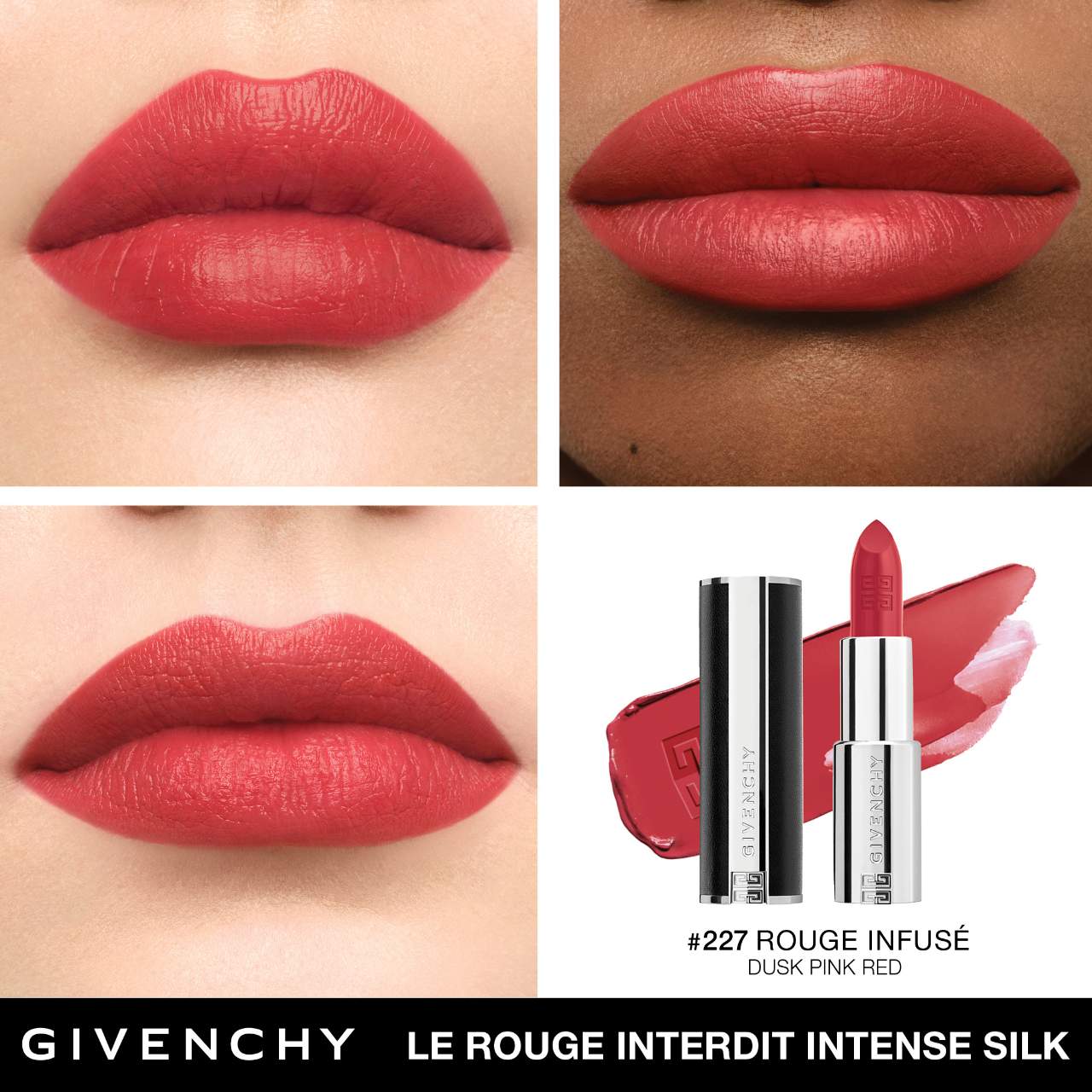 Set de labios Mini Le Rouge Interdit Intense Silk de edición limitada GIVENCHY