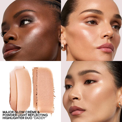 PATRICK TA Major Glow Crème & Powder Light Reflecting Translucent Highlighter Duo