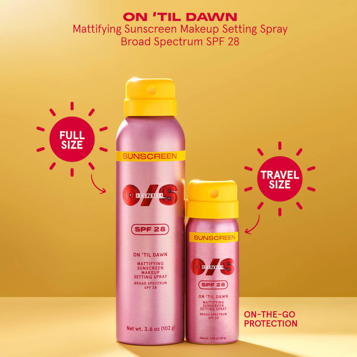 ONE/SIZE by Patrick Starrr  On 'Til Dawn Mattifying Sunscreen Makeup Setting Spray SPF 28
