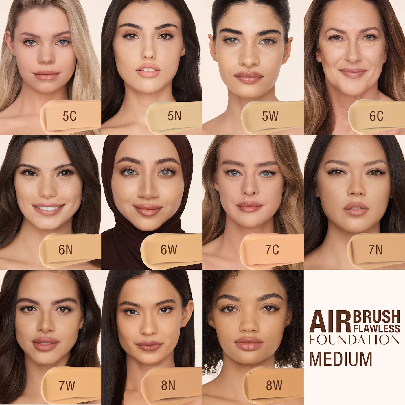 Charlotte Tilbury  Airbrush Flawless Blurring & Matte Full Coverage Foundation