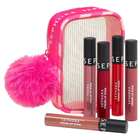 Sephora Favorites  5pc Cream Lip Stain Makeup Gift Set