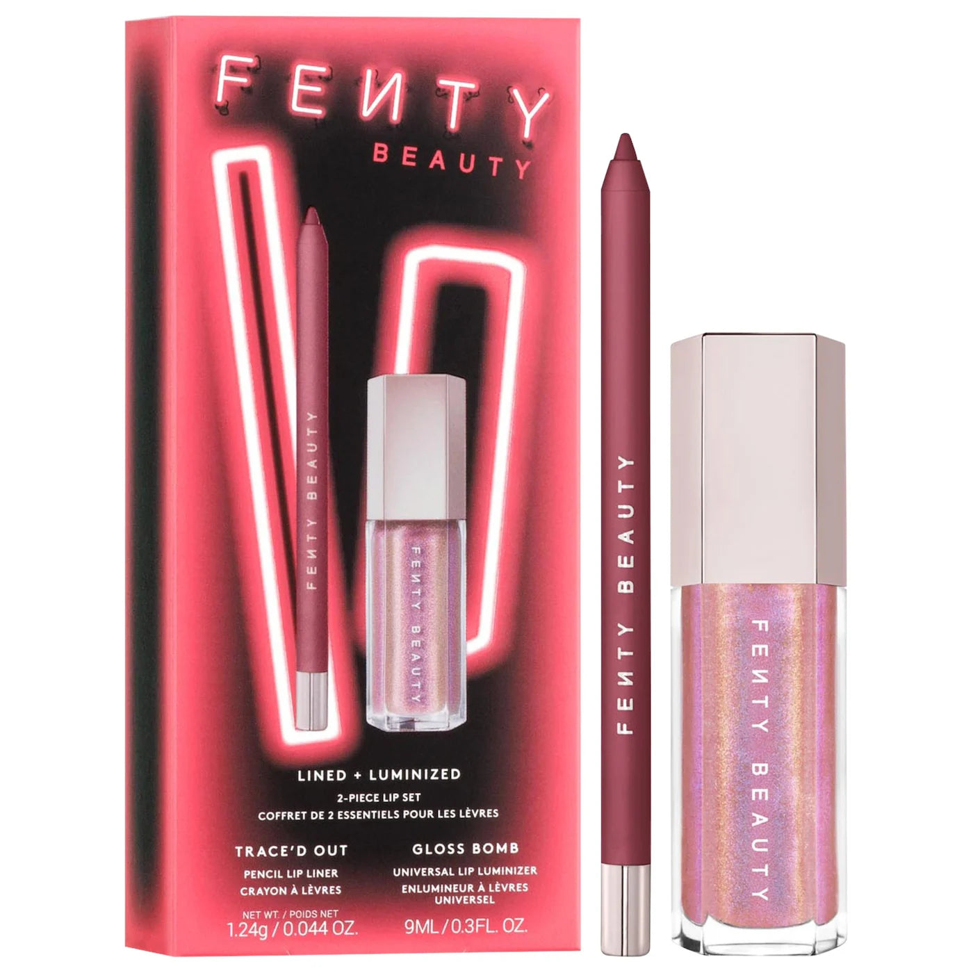 Fenty Beauty by Rihanna  Lined + Luminized 2-Piece Lip Set