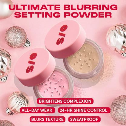 ONE/SIZE by Patrick Starrr  Ultimate Blurring Setting Powder Blurred & Bright Travel Duo