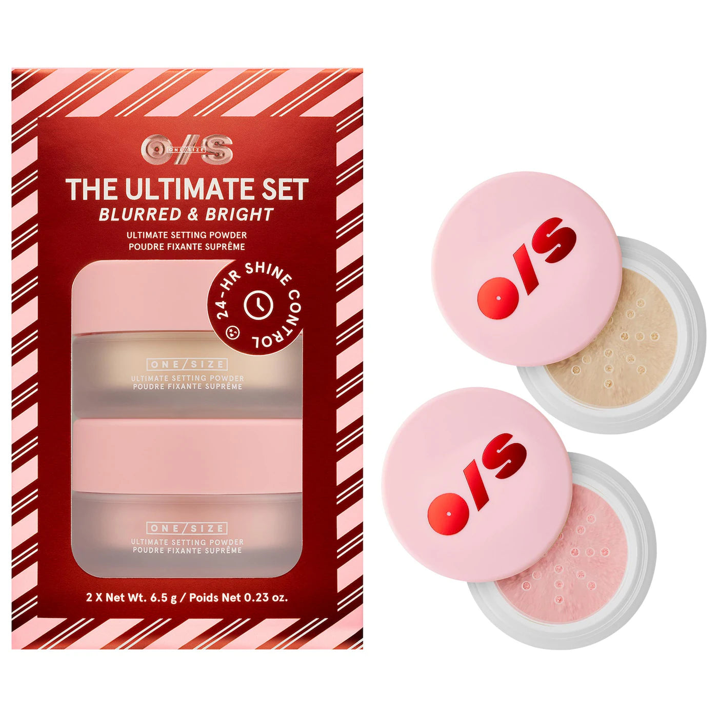 ONE/SIZE by Patrick Starrr  Ultimate Blurring Setting Powder Blurred & Bright Travel Duo