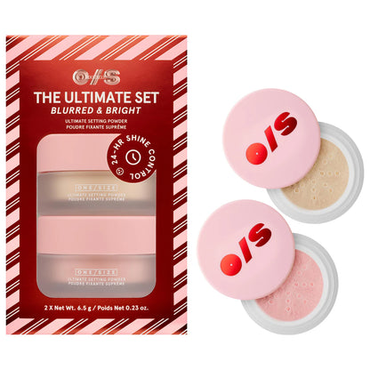 ONE/SIZE by Patrick Starrr  Ultimate Blurring Setting Powder Blurred & Bright Travel Duo