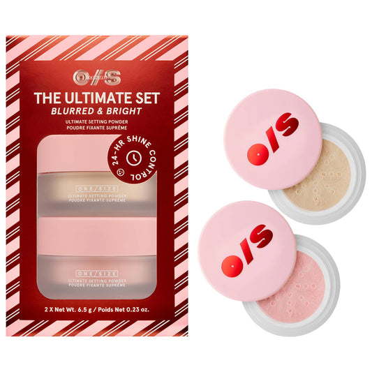 ONE/SIZE by Patrick Starrr  Ultimate Blurring Setting Powder Blurred & Bright Travel Duo